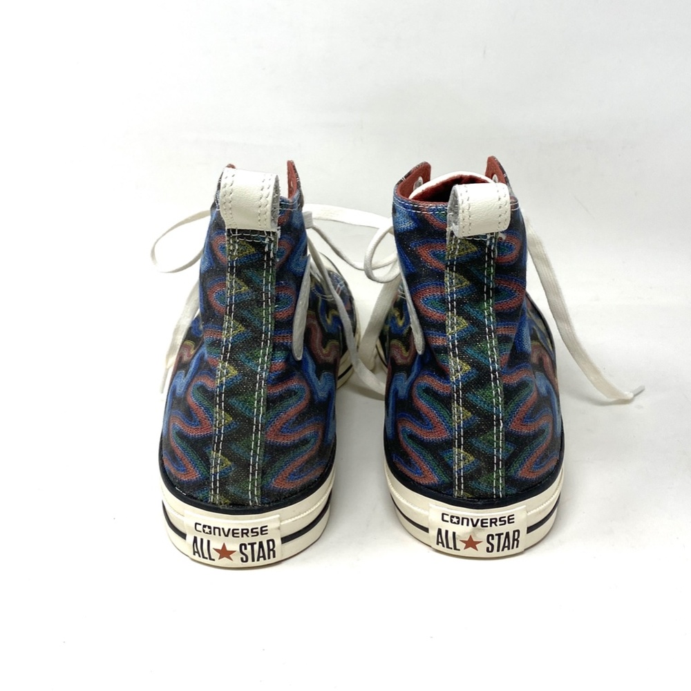 Converse Ctas HI All Star Missoni Auburn Black Men Canvas Size Sneakers 151254C - Picture 4 of 9